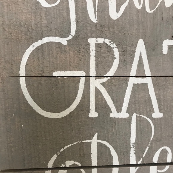 Rustic wood sign white lettering - Picture 6 of 7